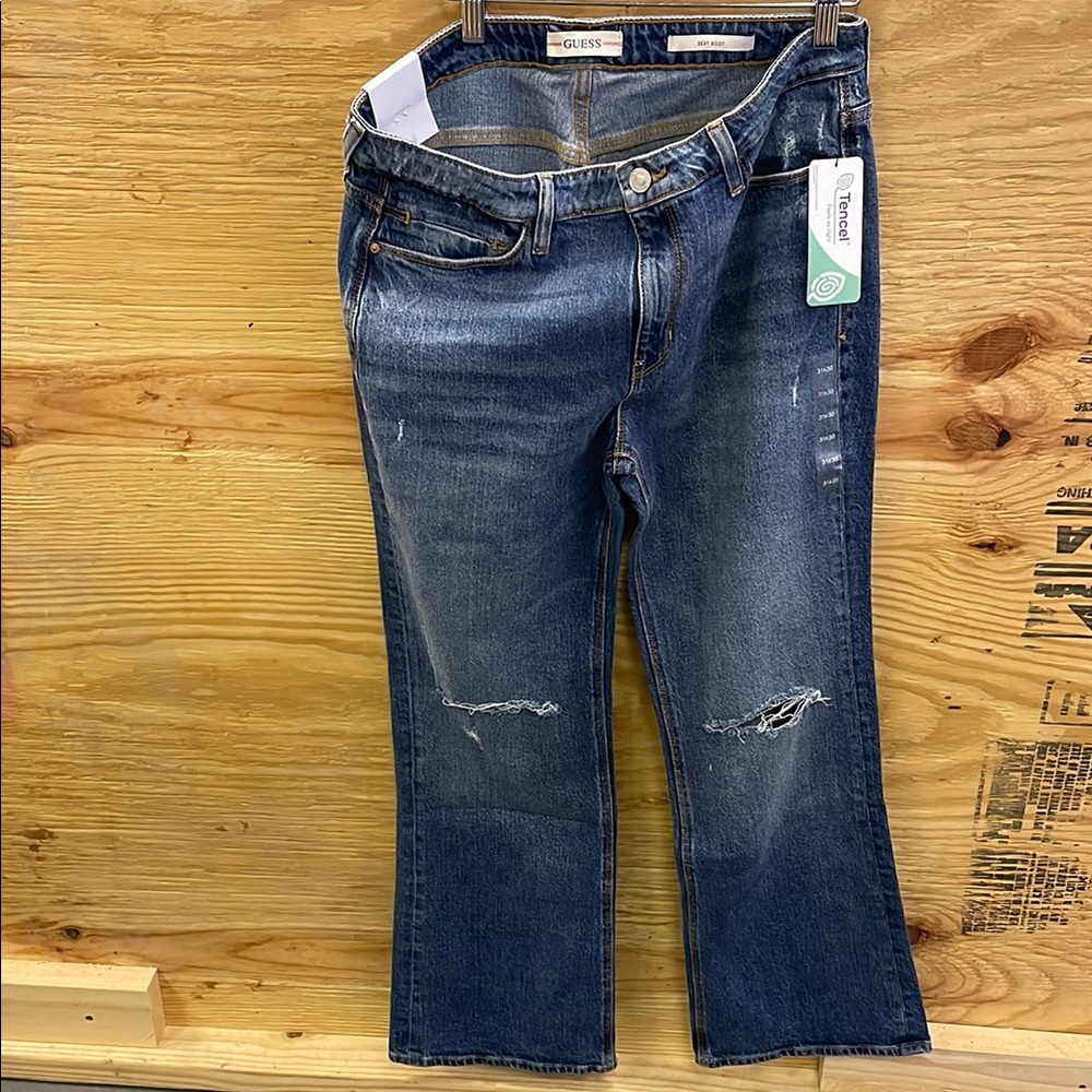 Guess Blue Bootcut Jeans Classic Style